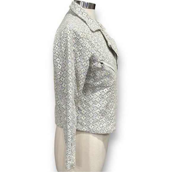 ANTHROPOLOGIE Dolan Left Coast Women’s Rossi Eyelet Moto Jacket in the Size M - Picture 8 of 16